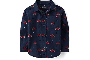 Boys' Christmas T-Shirt Festive Outfits 100% Soft Cotton-Top