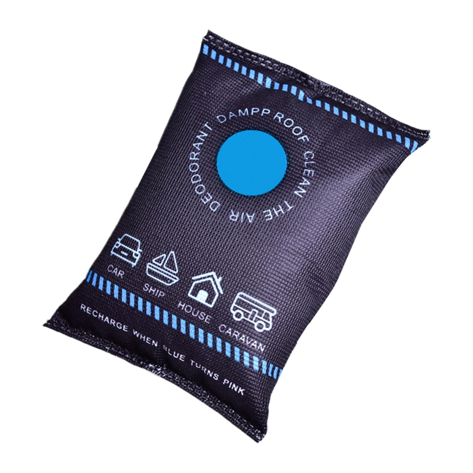 Compact Dehumidifier Bags - Leakproof Moisture Absorber, 18x11x4cm Car Humidity Absorber with Protection, Anti Condensation Bag with Control, Car Dehumidifies Bag, Humidity Desiccant for Storages