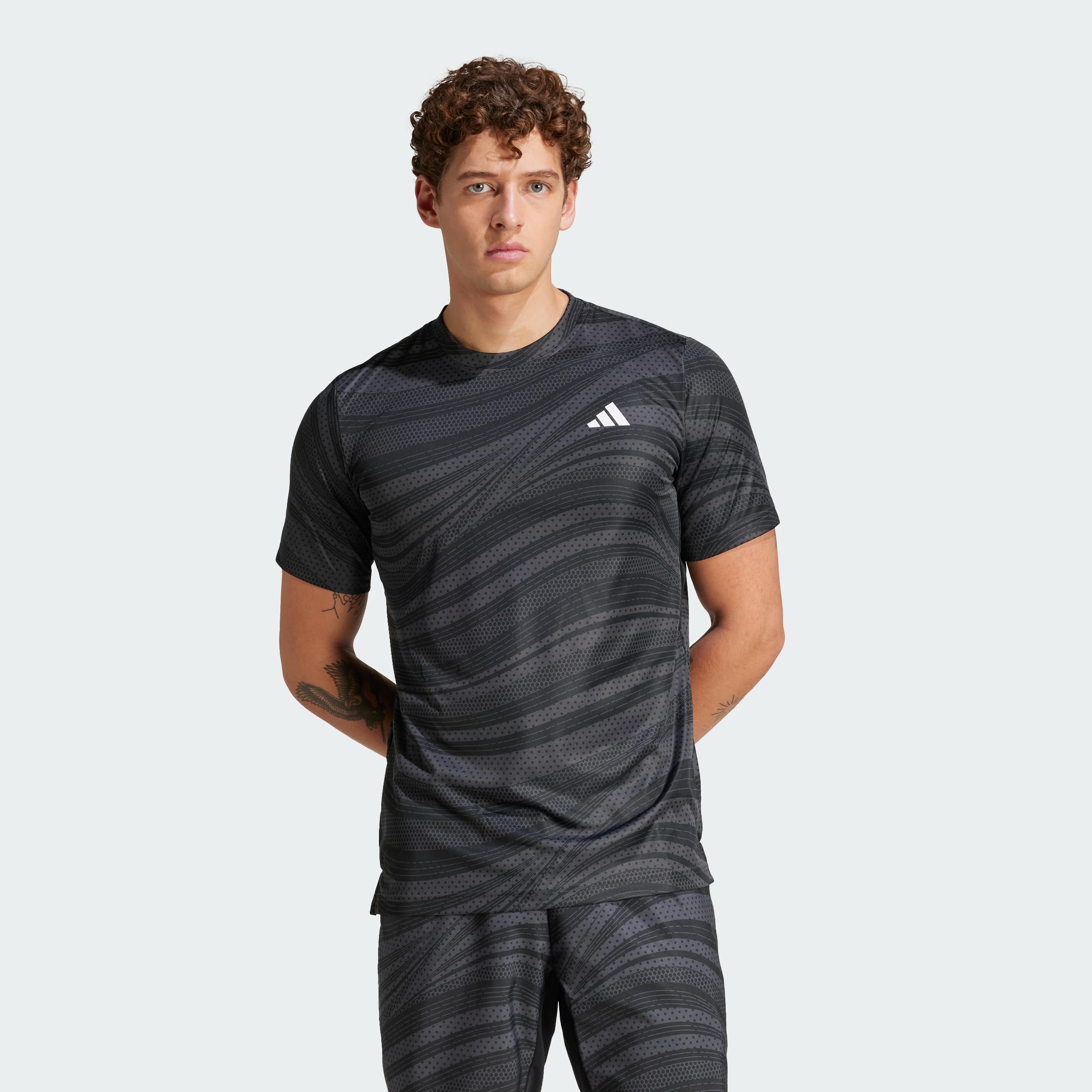 adidas Men's Camiseta Estampada Club Tennis Climacool