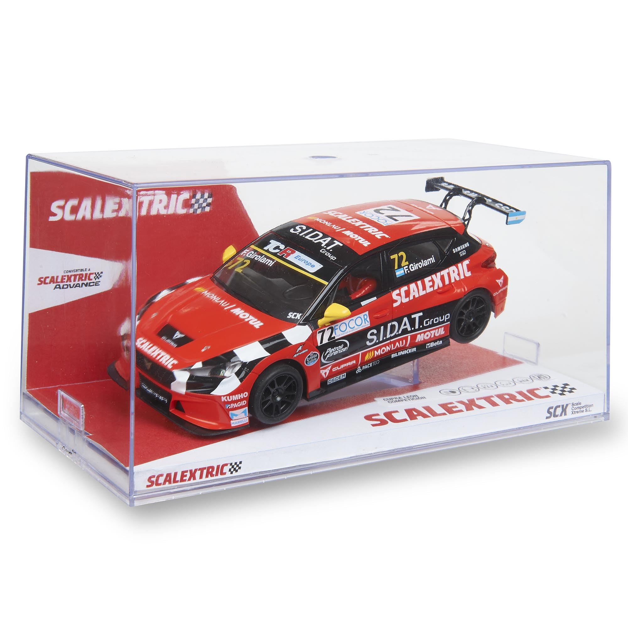 SCALEXTRIC - Vehículo de Carreras Advance - Coche Slot Escala 1:32 (Cupra León Competición - Team Monlau) - 3