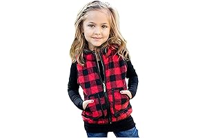 Kid's Buffalo Plaid Vest for Girls: A Stylish and Warm Winter Staple