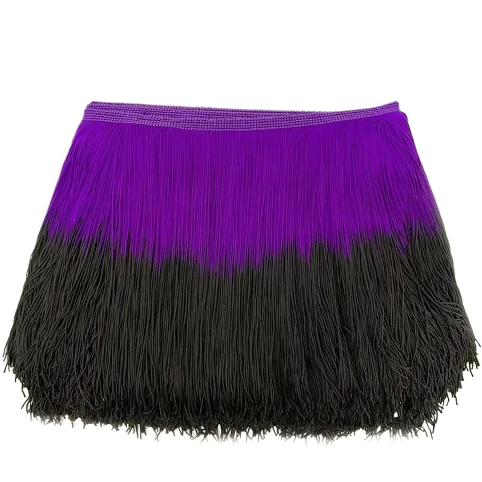Tassel Fringe Trim 1/2/3/5M 20cm Fringe Tassels Trim Decorative Trimmings Sewing Fringes For Clothes Curtain Ribbons Tapes Lace Accessories(Color 6,20cm-5Meters)