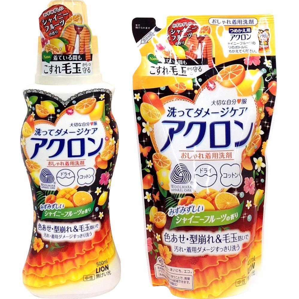 Amazon | アクロン おしゃれ着洗剤 シャイニーフルーツの香り 本体
