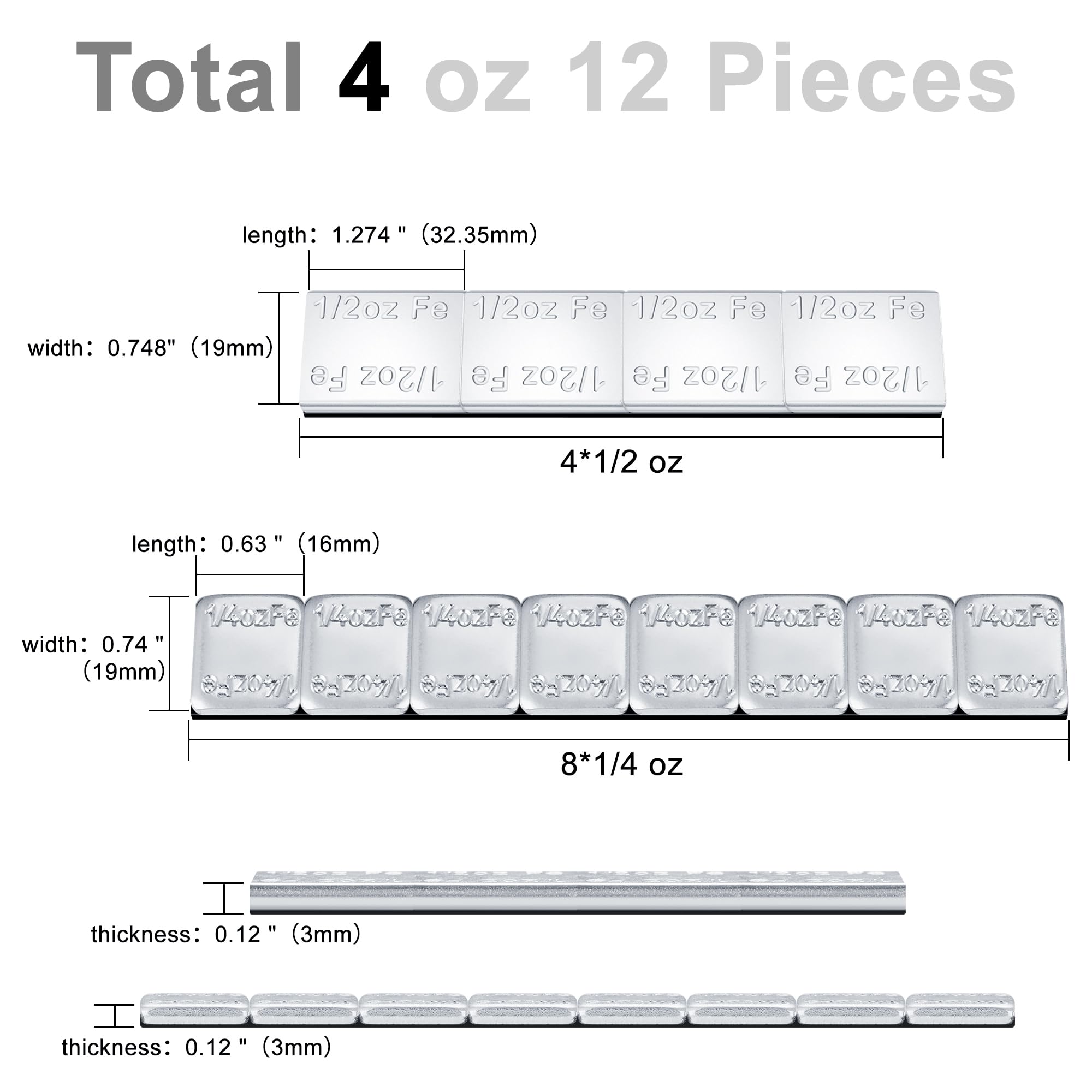 Pinewood Car Weights Kit-Pinewood Car Weights&Graphite Powder-4OZ 12 Pieces 2 Sizes Derby Weights-0.5OZ Graphite Lubricant for Derby car Pine Derby Car Wheels Axles Speed