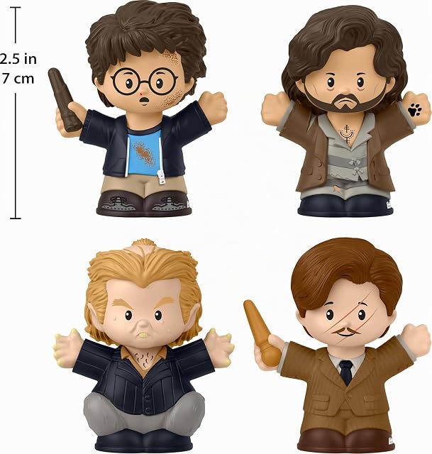 Foto 5 de 6 de Little People Collector Harry Potter y el Prisionero de Azkaban, Pack 4 figuras pequeñas (Harry, Sirius