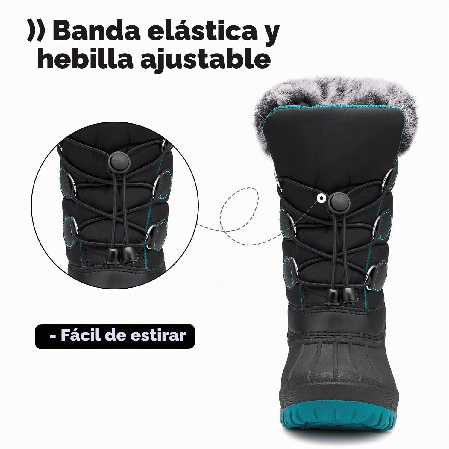 Mishansha Botas Nieve Niños Antideslizante | Calientes, Antideslizante, Botas de Invierno