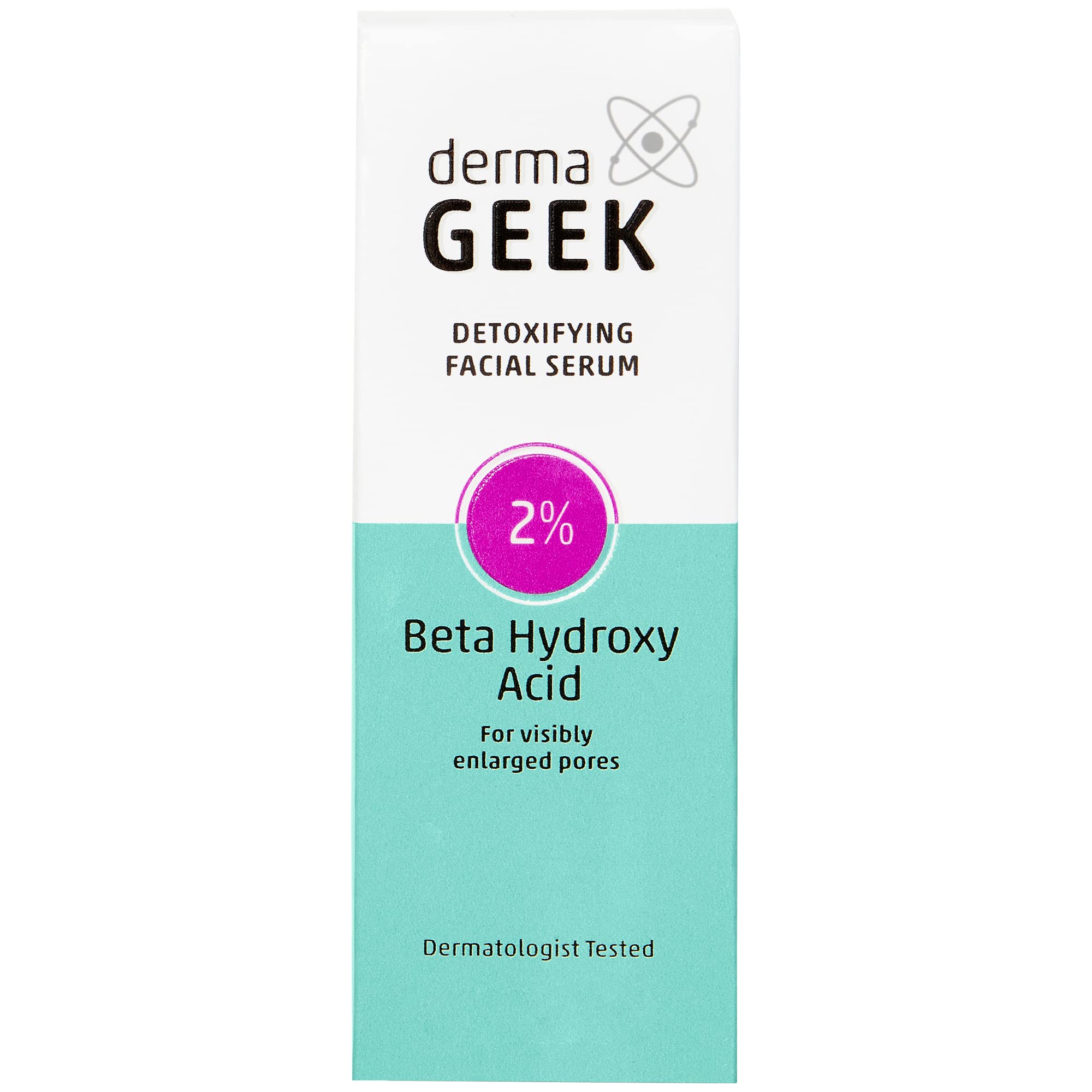 dermaGEEK Detoxifying Facial Serum with 2% Beta Hydroxy Acid, 1.3 fl oz
