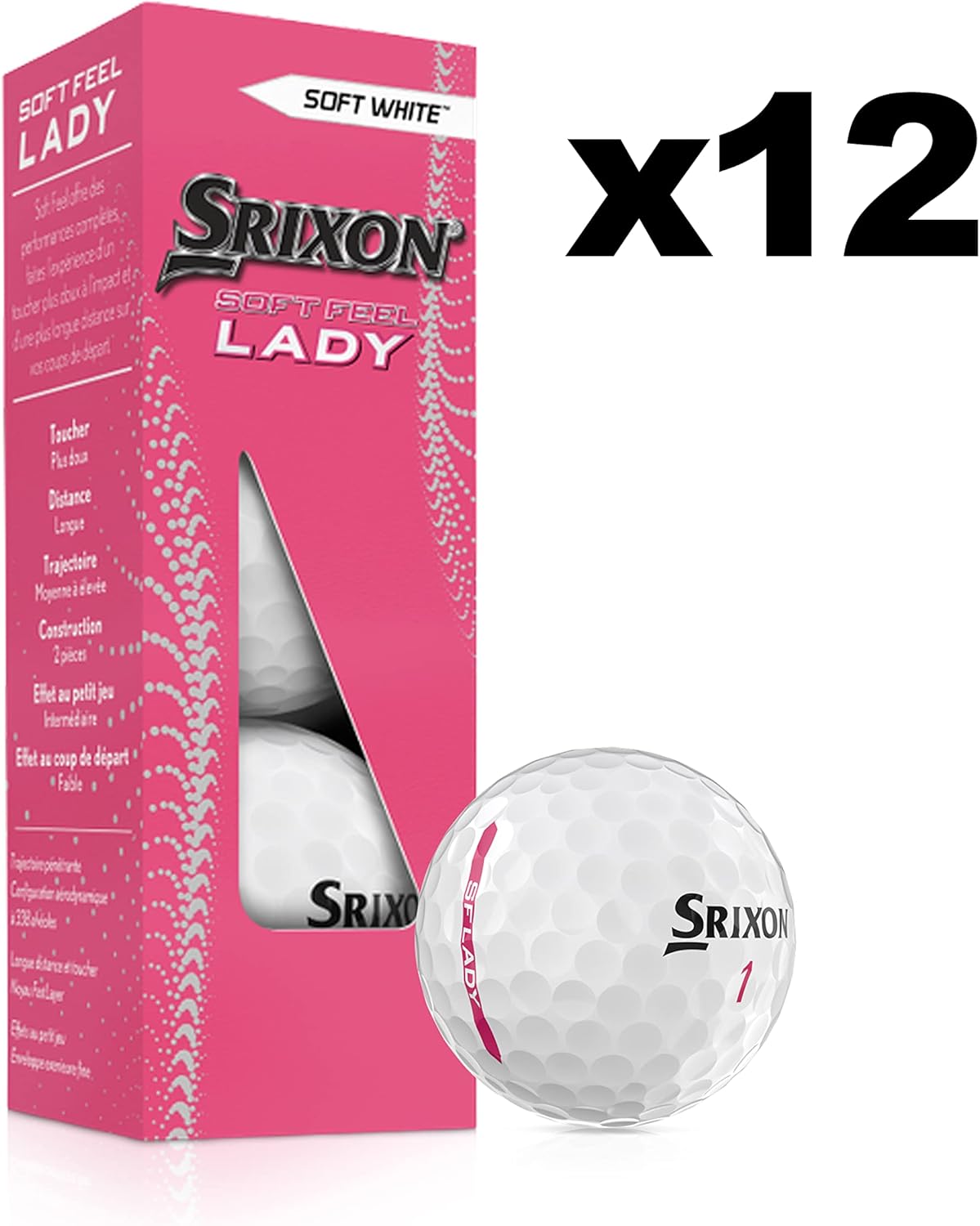 Srixon Soft Feel Lady Golf Balls