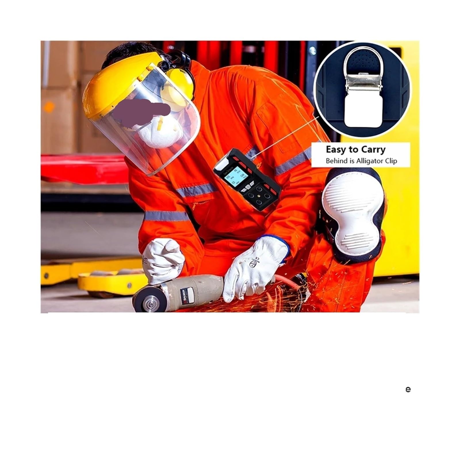 monitor di co2, Analizzatore Di Tester Portatile Per Rilevatori Gas Infiammabili, Display LCD Ricaricabile, Luce Sonora E Scosse Per Il Lavoro La Casa per casa, ufficio, auto
