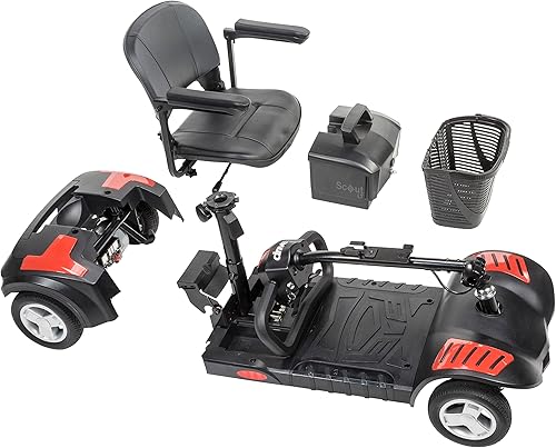 Miniatura 14 de Drive Medical Scout Compact Travel escúter eléctrico de 4 ruedas