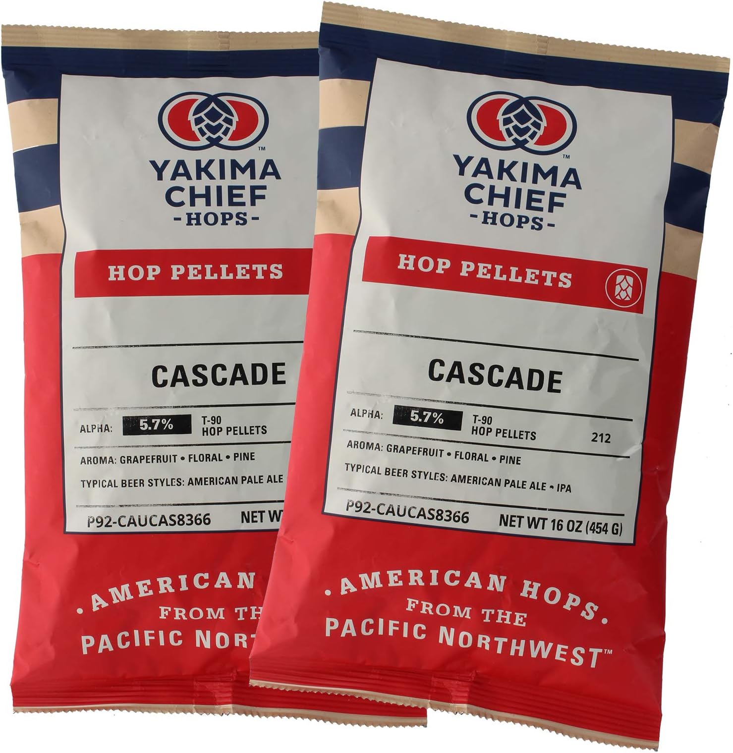 Cascade Pellet Hops 1 lb, bundle of 2