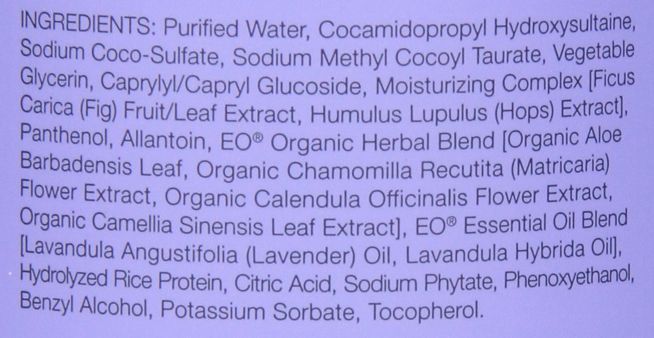 EO Shower Gel, French Lavender, 16-Ounce Bottles (Pack of 2) - Image 4