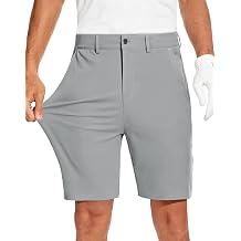 Mens 7"/9" Stretch Golf Dress Hybrid Shorts Quick Dry with 5 Pockets