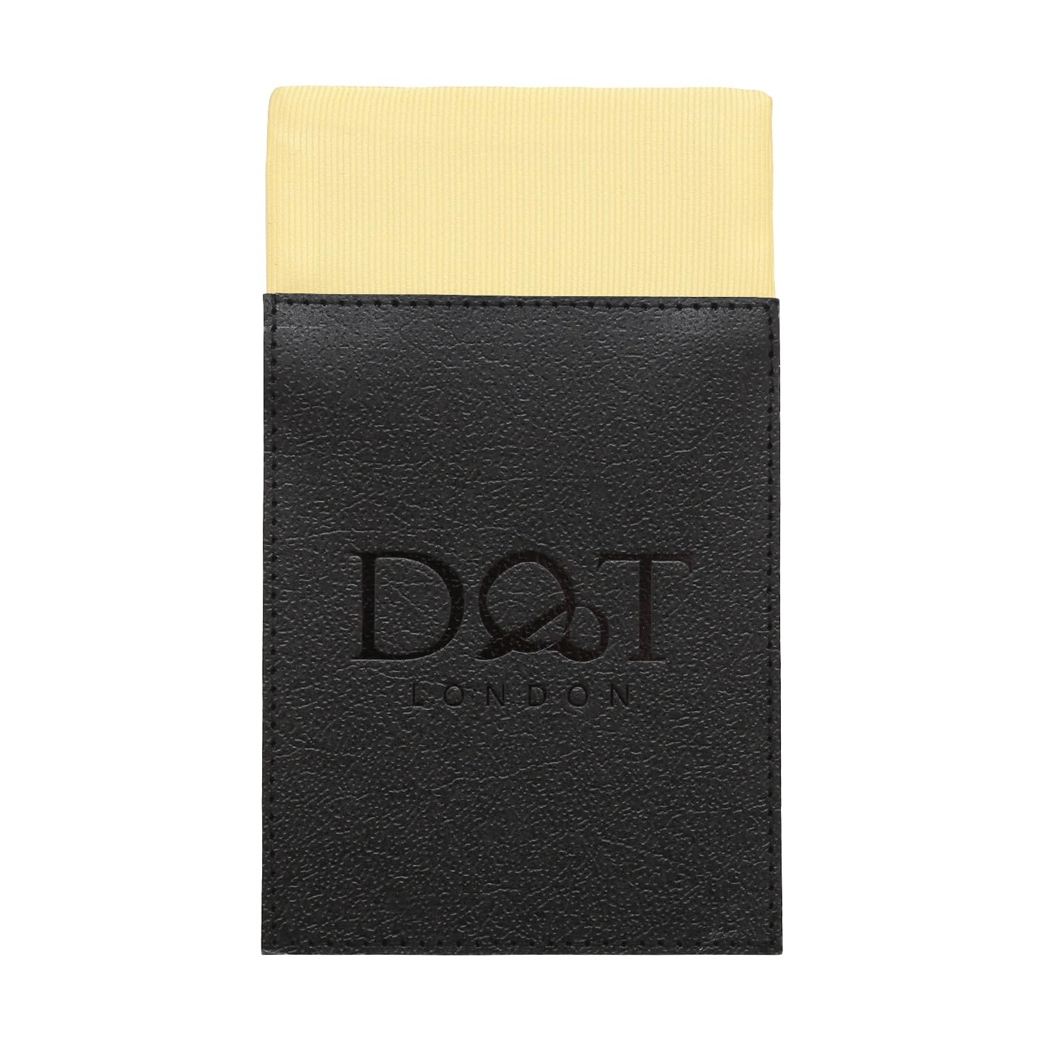 Dqt Men's Daffodil Yellow - Fold Plain Twill Pre-Folded Pocket Square - Wedding, Business & Formal Suit Handkerchief