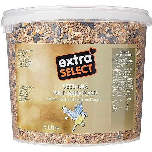 Extra Select Seed Mix Wild Bird Food, 5 Litre (Package may vary) - 5 kg (Pack of 1)