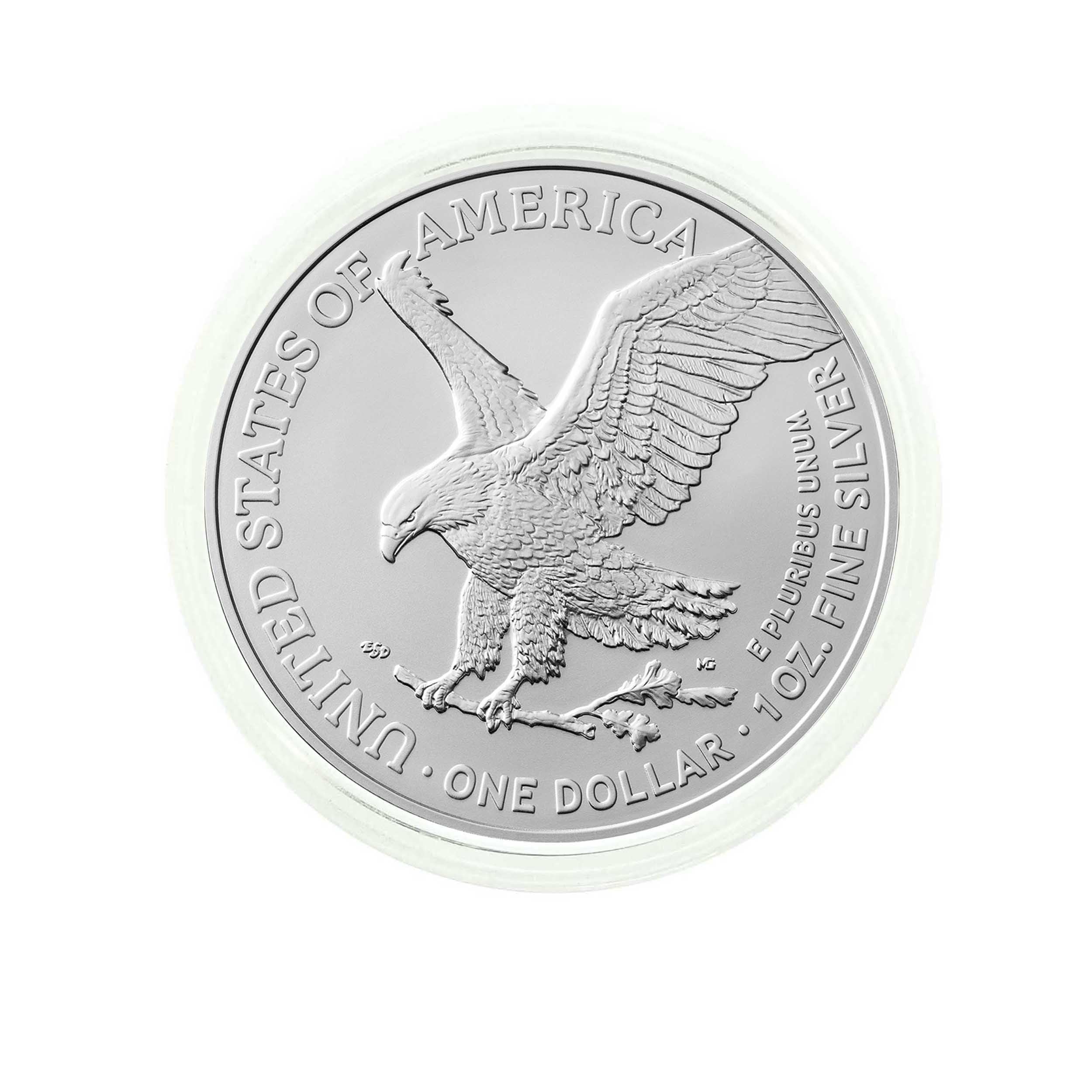 2026 U.S. Silver Eagle 1 oz Brilliant Uncirculated in Plastic Air
