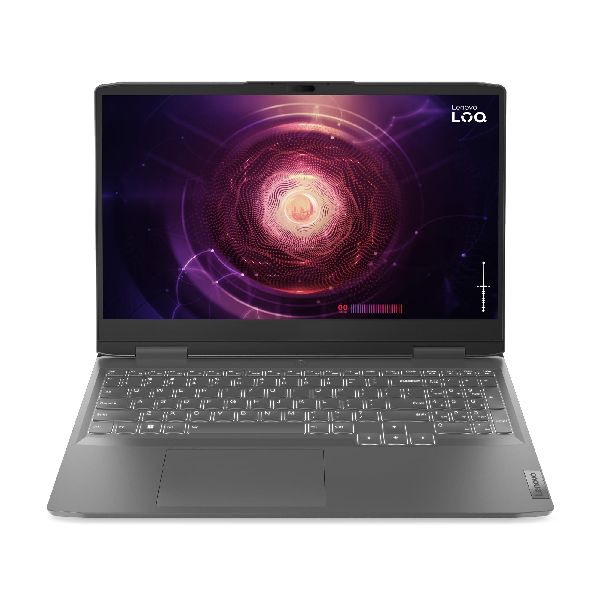 Lenovo LOQ Gen 8 - Ordenador Portátil Gaming 15.6" FHD (AMD Ryzen 7 7840HS, 16 GB RAM, 512 GB SSD, NVIDIA GeForce RTX 4050 6 GB, 144Hz, Wi-Fi 6, Sin Sistema Operativo) Gris - Teclado QWERTY Español