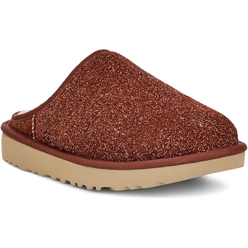 UGG Men's Classic Slip On Shaggy Suede Slipper