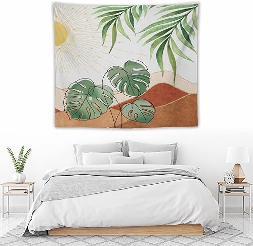 Miniatura 157 de Tapiz floral retro de los años 60 y 70, diseño hippie de primavera Groovy Flower Power Flower Boho para colgar en la pared, arte neutro para Hippie