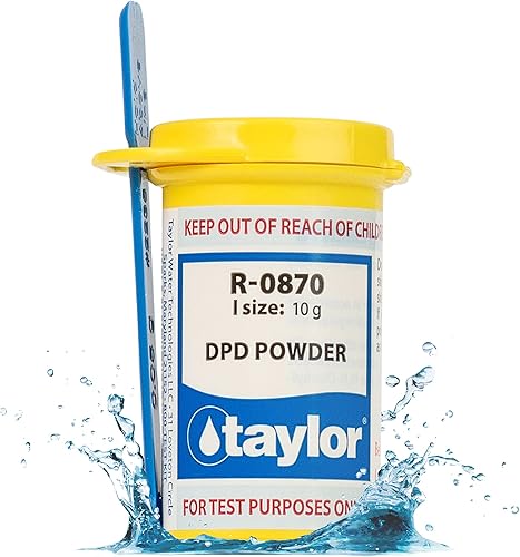 Taylor Technologies R-0870-I DPD Polvo para piscina 035oz Taylor Technologies R-0870-I DPD Polvo para piscina 035oz
