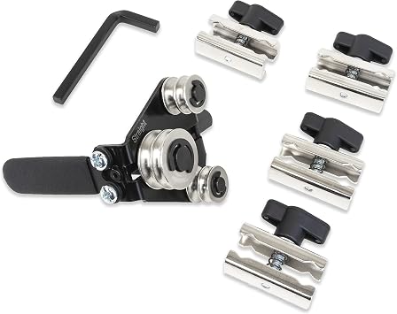 TGR Brake Line Tubing Bender 3/16, 1/4 inch with 4 Duplicating Tube Clamps