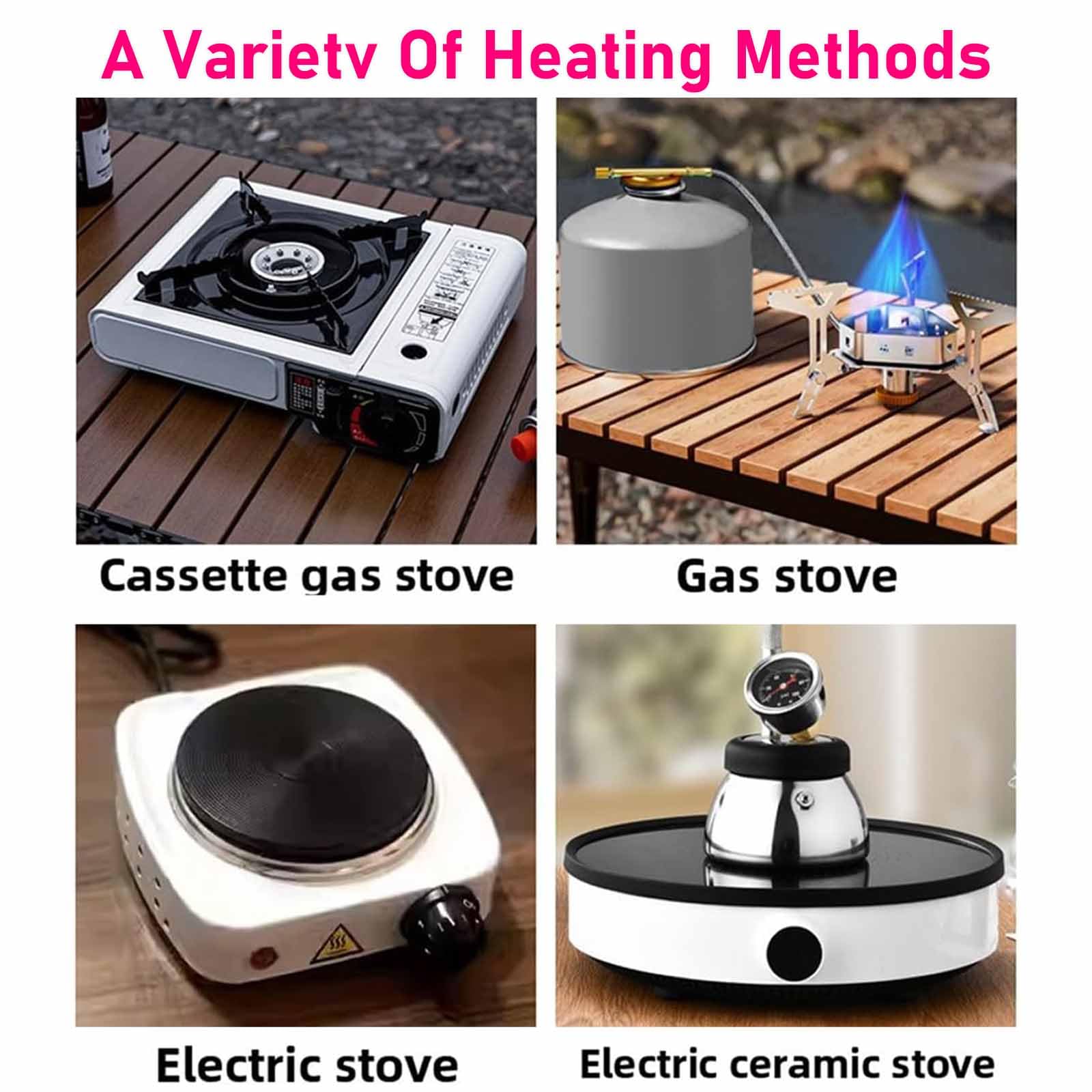 Espumador De Leche Eléctrico con Varilla Vapor Ajustable Multiángulo 60° Y Boquilla 3 Orificios, Presión De 4 Bares, Capacidad De 300 Ml, Acero Inoxidable, para Lattes, Capuchinos