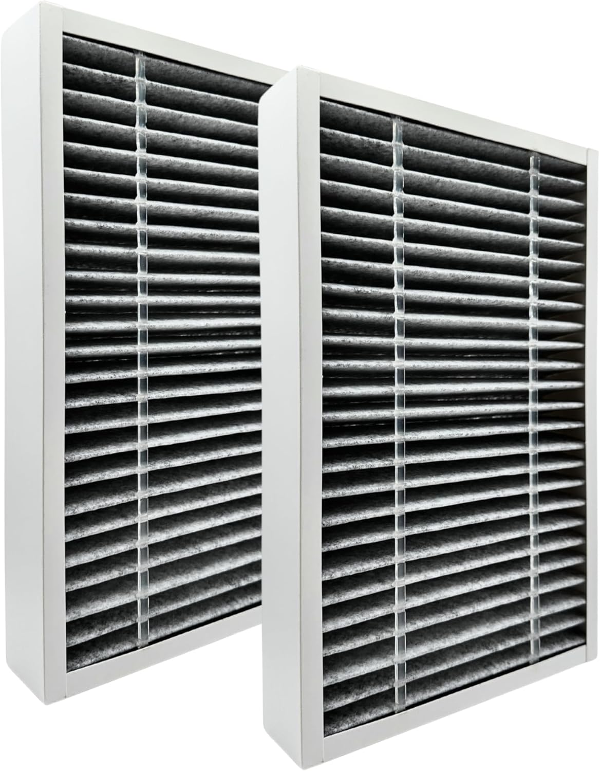 Nispira F1 C01 T02 Carbon Odor Reduction HEPA Filter Replacement For 3M Filtrete Room Air Purifier FAP-C01-F1, FAP-T02-F1, FAPF-F1-O, FAP-C01BA-G1, FAP-T02WA-G1, FAP-ST02W, FAP-ST02N 2 Packs