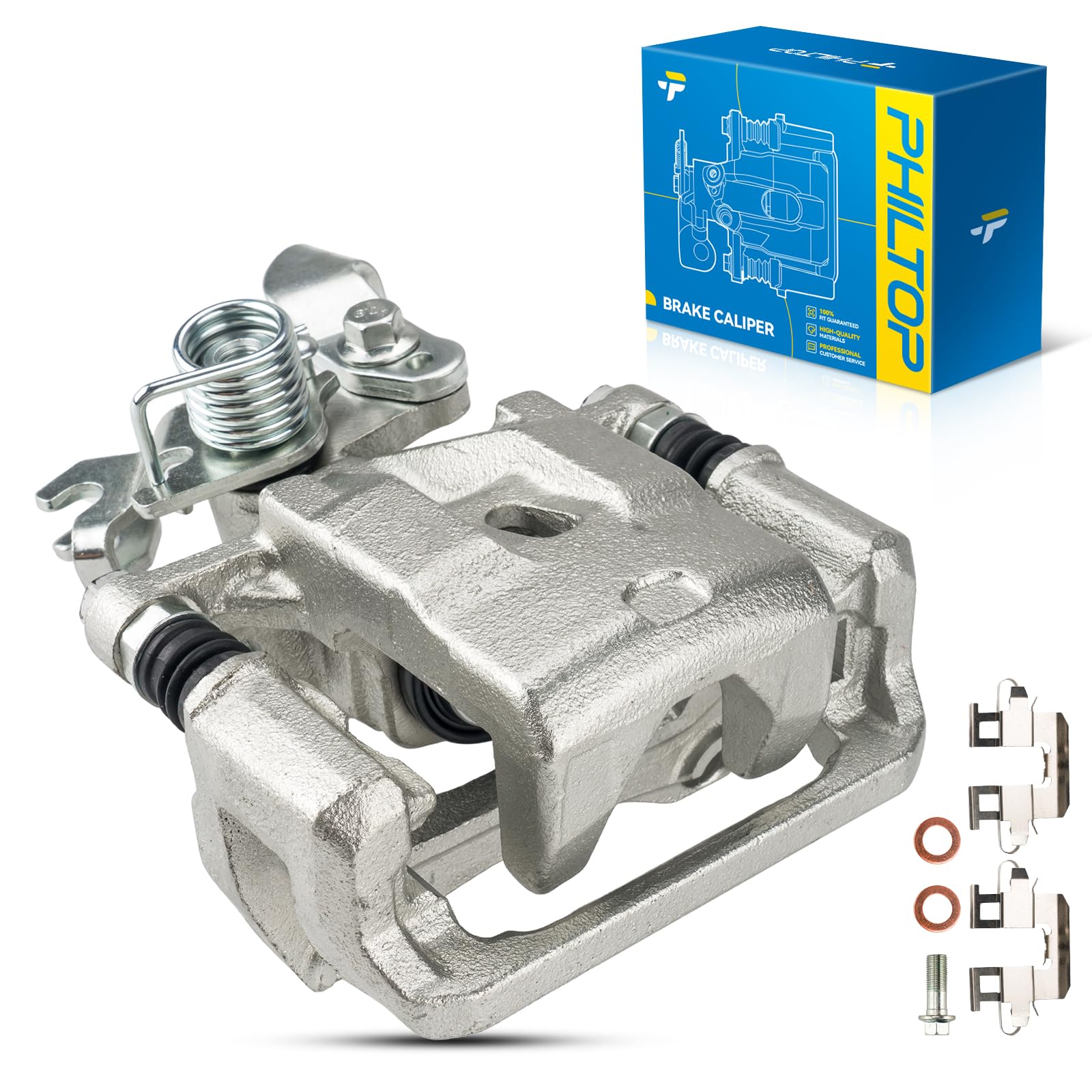 PHILTOP Rear Right Brake Caliper w/o Pads Compatible with 2006-2012 Fusion