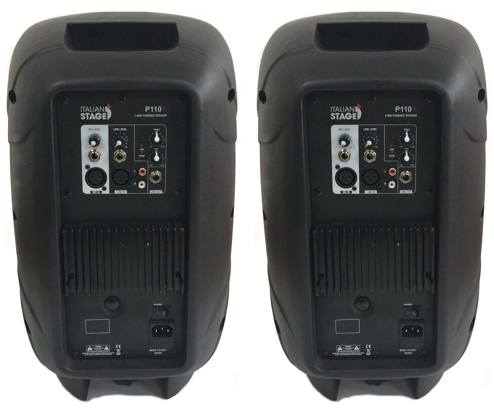 IMPIANTO AUDIO 836 PACK con mixer, coppia di diffusori, supporti, 2 microfoni e cavi, per cantinette, karaoke, discobar ecc.