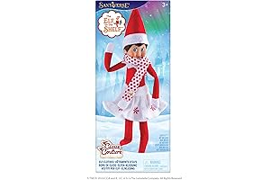 Elf on the Shelf Claus Couture Collection Snowflake Skirt & Scarf