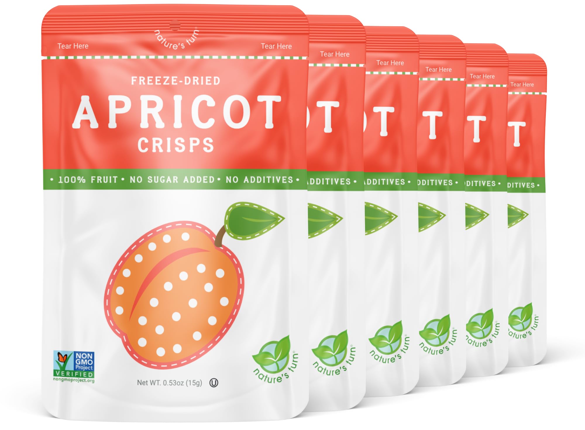 Nature's Turn Freeze-Dried Fruit Crisps – Healthy, Gluten-Free, Plant-Based, Crispy & Delicious Snack – Ideal for Cereal, & School On-the-Go Snacks –