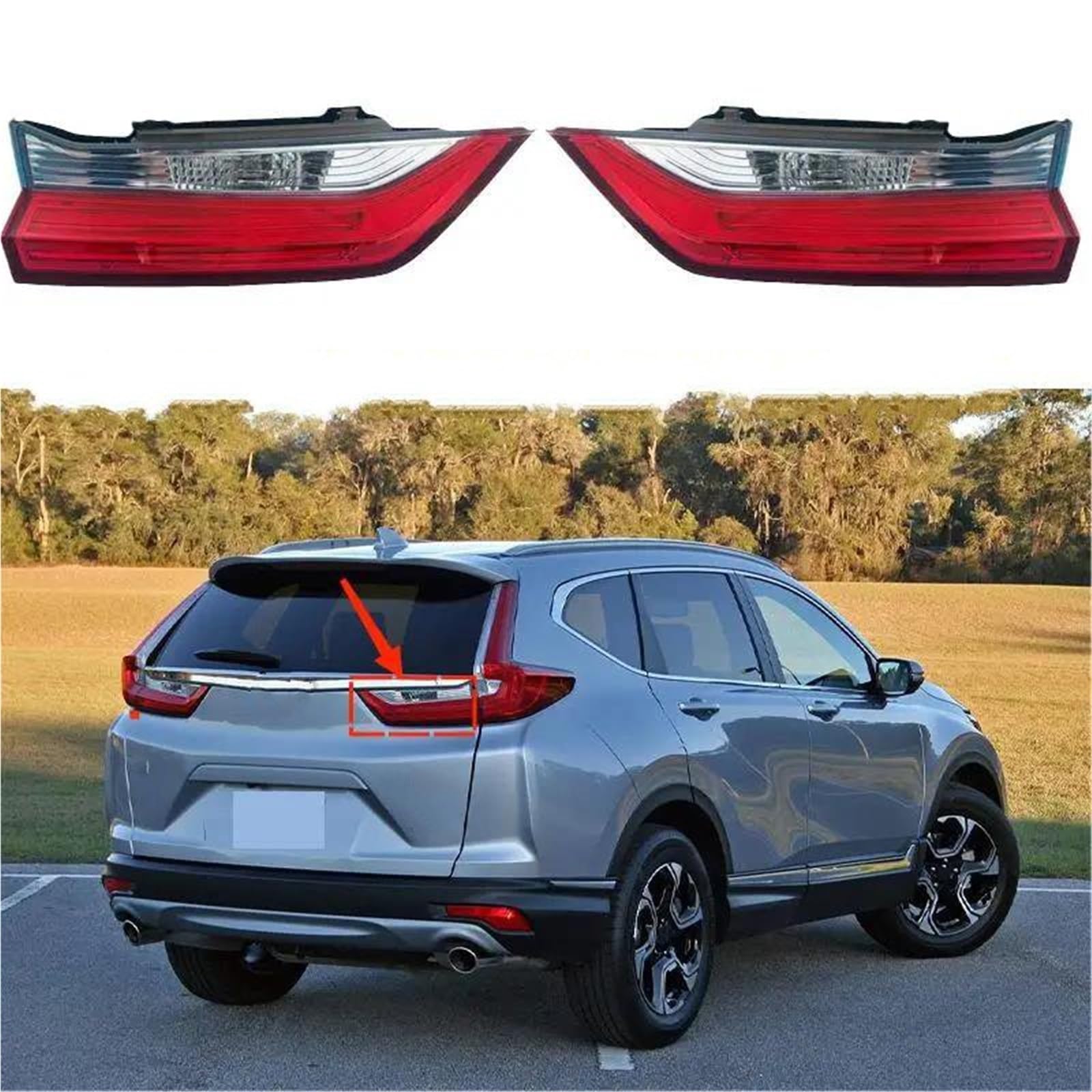 Luz Trasera Para CR-V Para CRV (modelos 2017-2021): Conjunto De Luces Traseras Interiores (luz Freno, Marcha Atrás Y Señal Giro)(Inside Right 20-21)