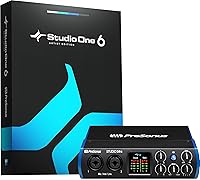 PreSonus Studio 24c 2x2 USB Audio Interface: 192kHz XMAX-L Preamps, Studio One Artist DAW, MIDI I/O