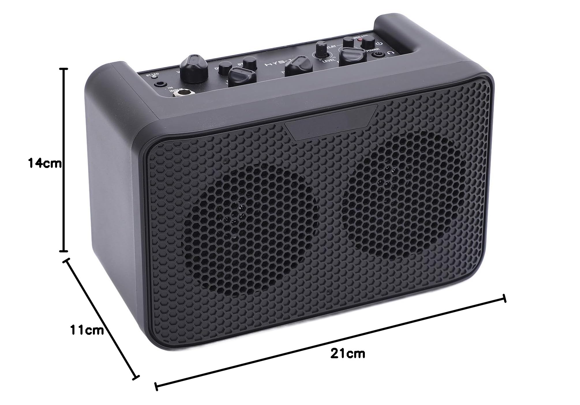 Mini Guitar Amp Mały Wzmacniacz Gitary Elektrycznej Przenośny, ćwicz Guitar Combo Wzmacniacz, Wielofunkcyjne Wzmacniacze Gitarowe BT do Wydajności, Interfejs Słuchawkowy 3,5 Mm