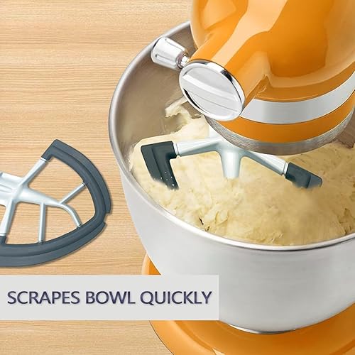 Miniatura 7 de Flex Edge Beater for KitchenAid 4.55 QT Tilt Head Stand Mixer Kitchen Aid Mixer Accessory,With Silicone Edges For Kitchen Aid Accessories and