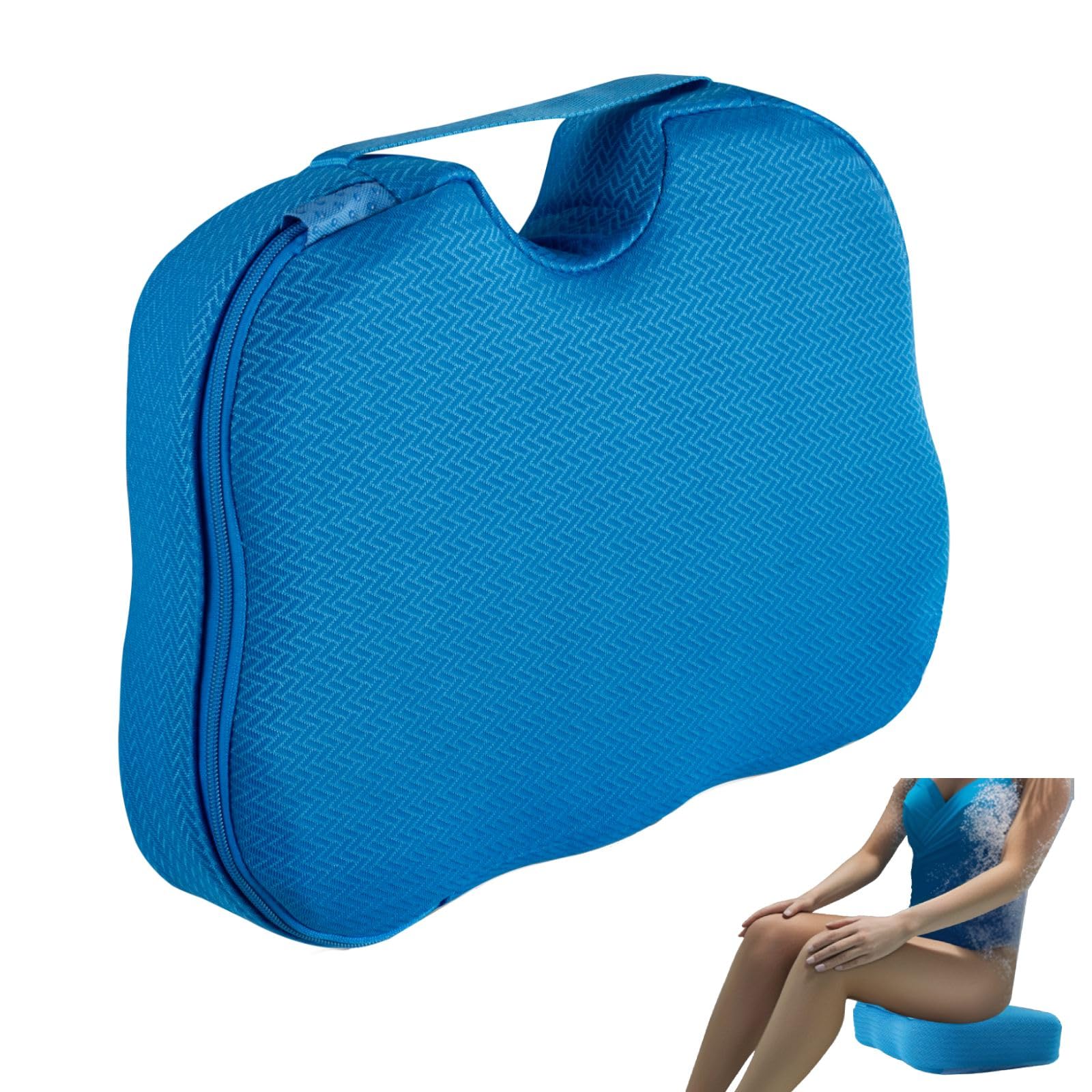 Siège rehausseur de jacuzzi pour adultes, poids inférieur (6 sections) et design antidérapant, accessoires de jacuzzi à séchage rapide, convient pour intérieur ou extérieur, avec housse de