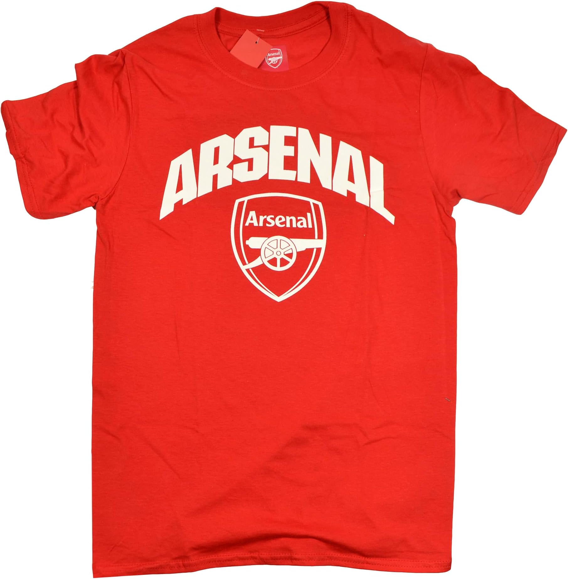 Arsenal FC Red Crest English Premier League Adults T Shirt - Authentic EPL