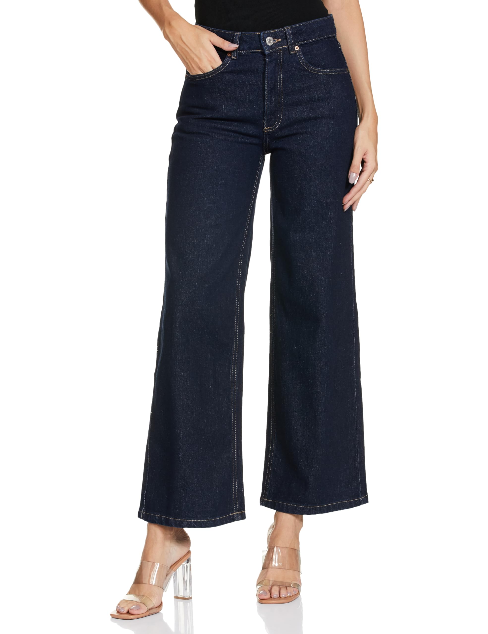 Marks & SpencerWomen's High Rise Wide Leg Fit Jeans