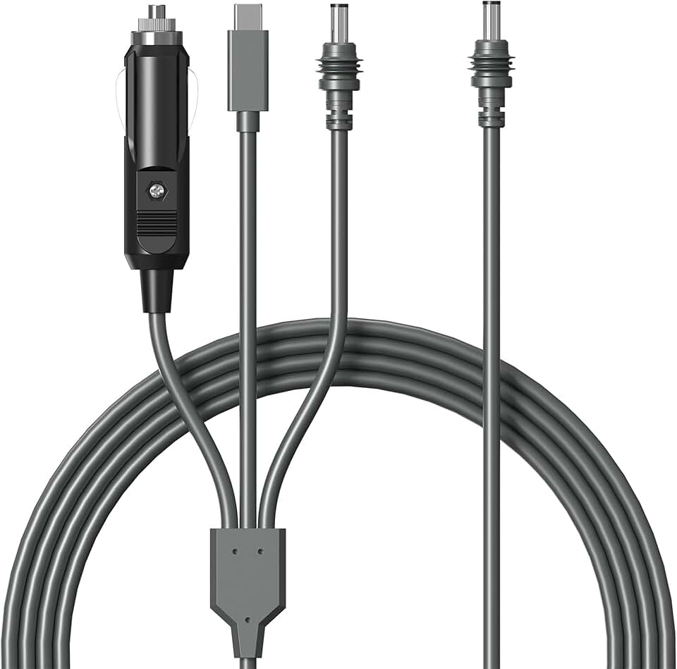 Mini cabo Starlink 3 em 1 de 5 m, cabo de substituição USB C/carregador de carro de alta velocidade/CC para CC para Starlink Mini Power, acessórios de alimentação de extensão à prova d'água