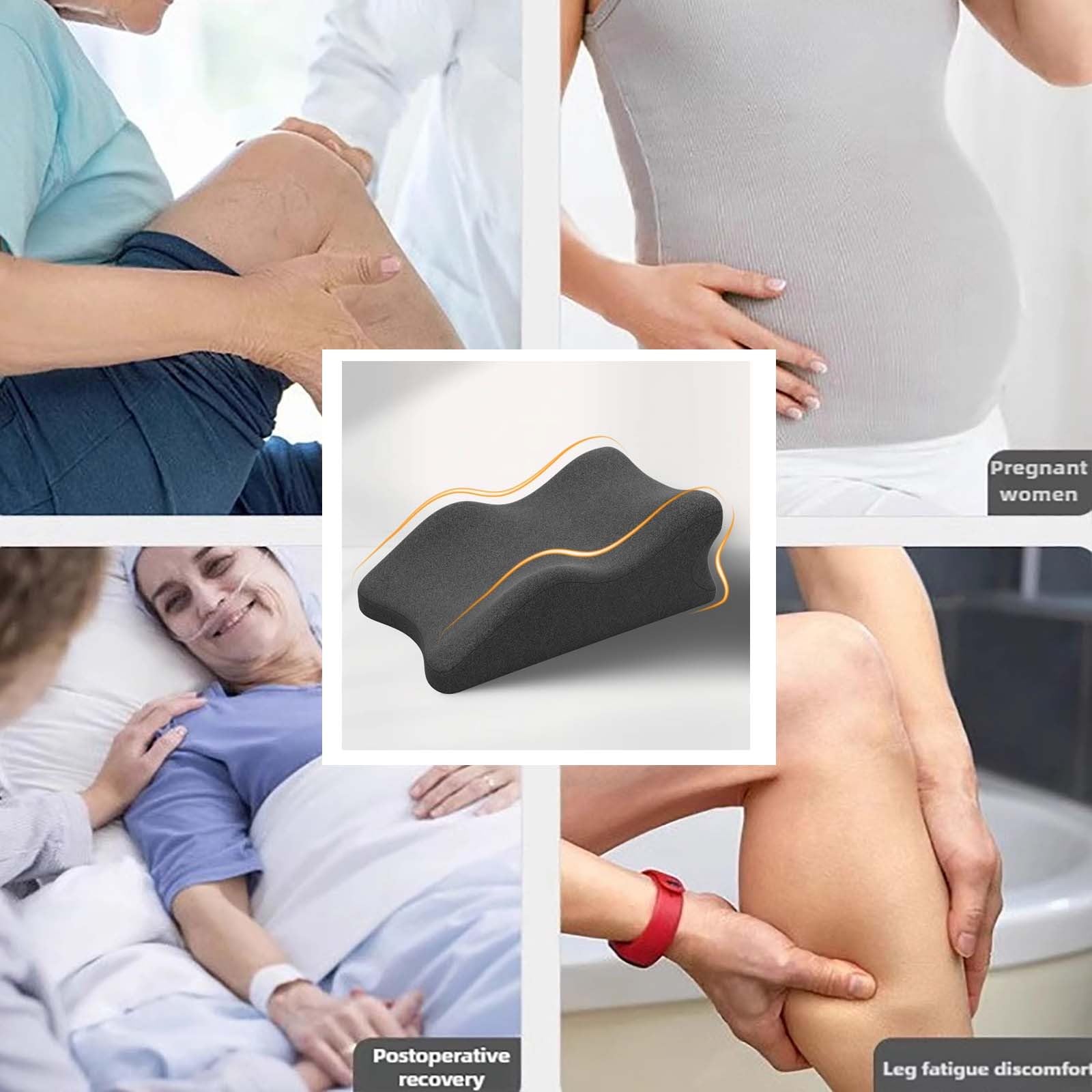Almohada de cuña para dormir, cojín triangular de espuma para alivio de espalda, piernas y rodillas, posicionamiento elevador ideal para mayor comodidad