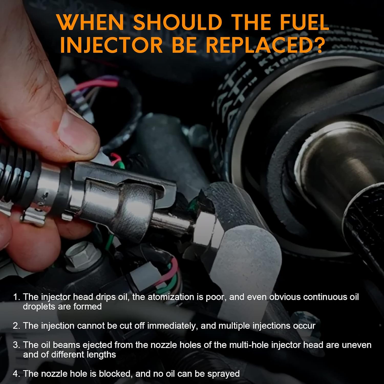 SCITOO 8Pcs 4 Holes Fuel Injectors fit for 2009 for Chrysler for Aspen, for 2011-2018 for Dodge for Durango, for 2006-2018 for Jeep for Grand Cherokee, for 2011-2017 for Ram for 2500 05037479AA