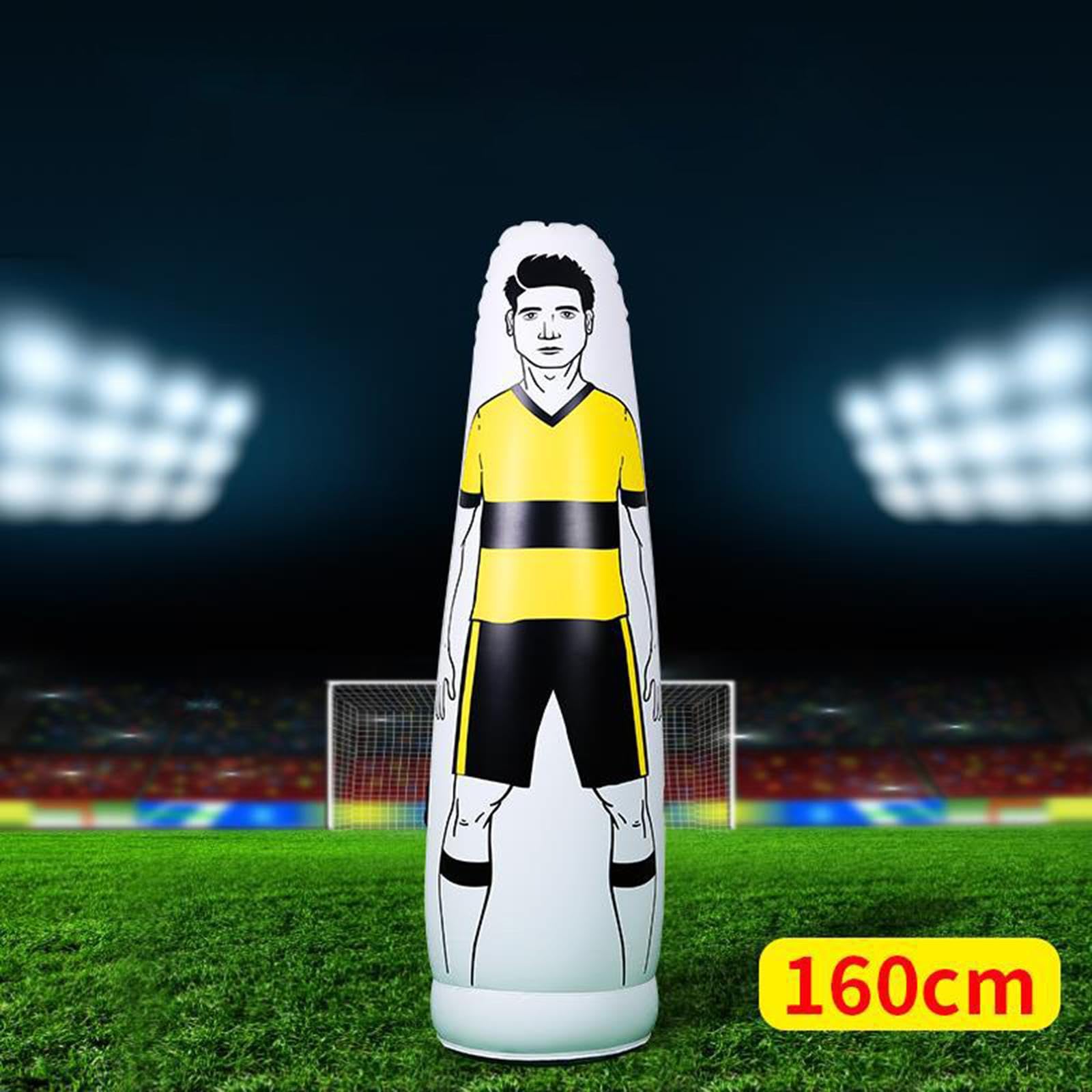Manichino Gonfiabile per Allenamento di Calcio, Ideale per Esercitazioni Gratuite, Ostacoli Difensivi E Allenamento Portatile, Realizzato in Resistent
