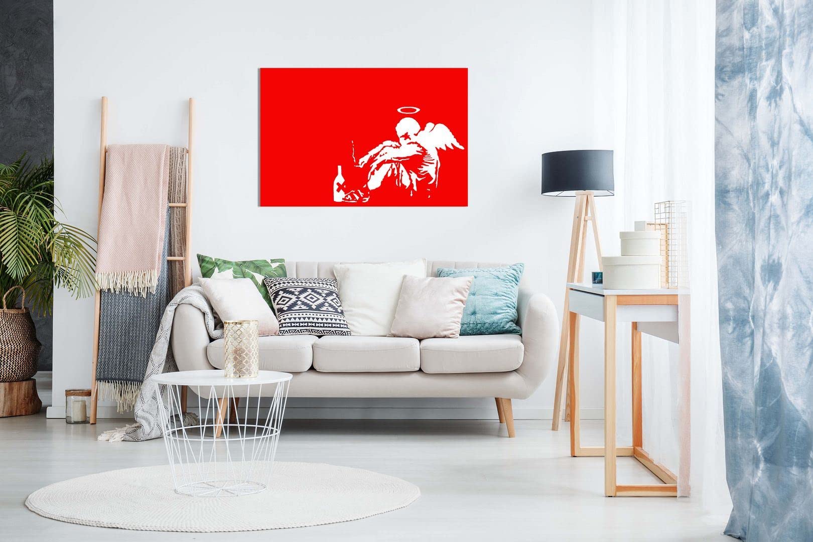 Banksy - Stampa Artistica da Parete con Graffiti, Poster Camera da