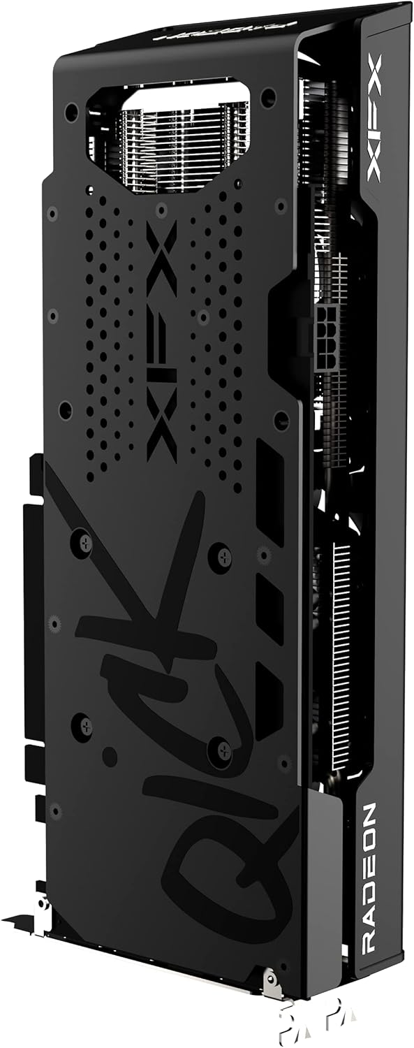 XFX Speedster QICK308 Radeon RX 6600 XT Graphics Card, backplate view