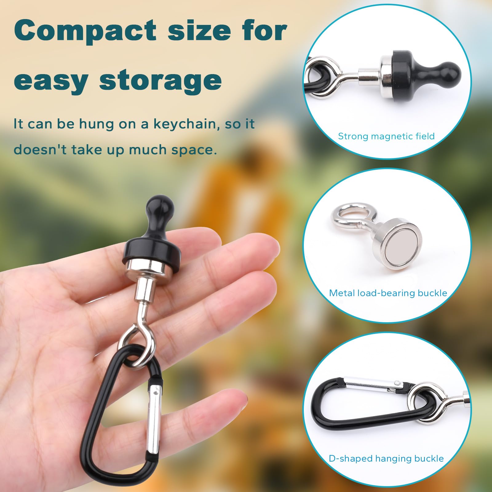 Ganci Magnetici Ultra Forti Al Neodimio - 12 Pezzi Per Casa E