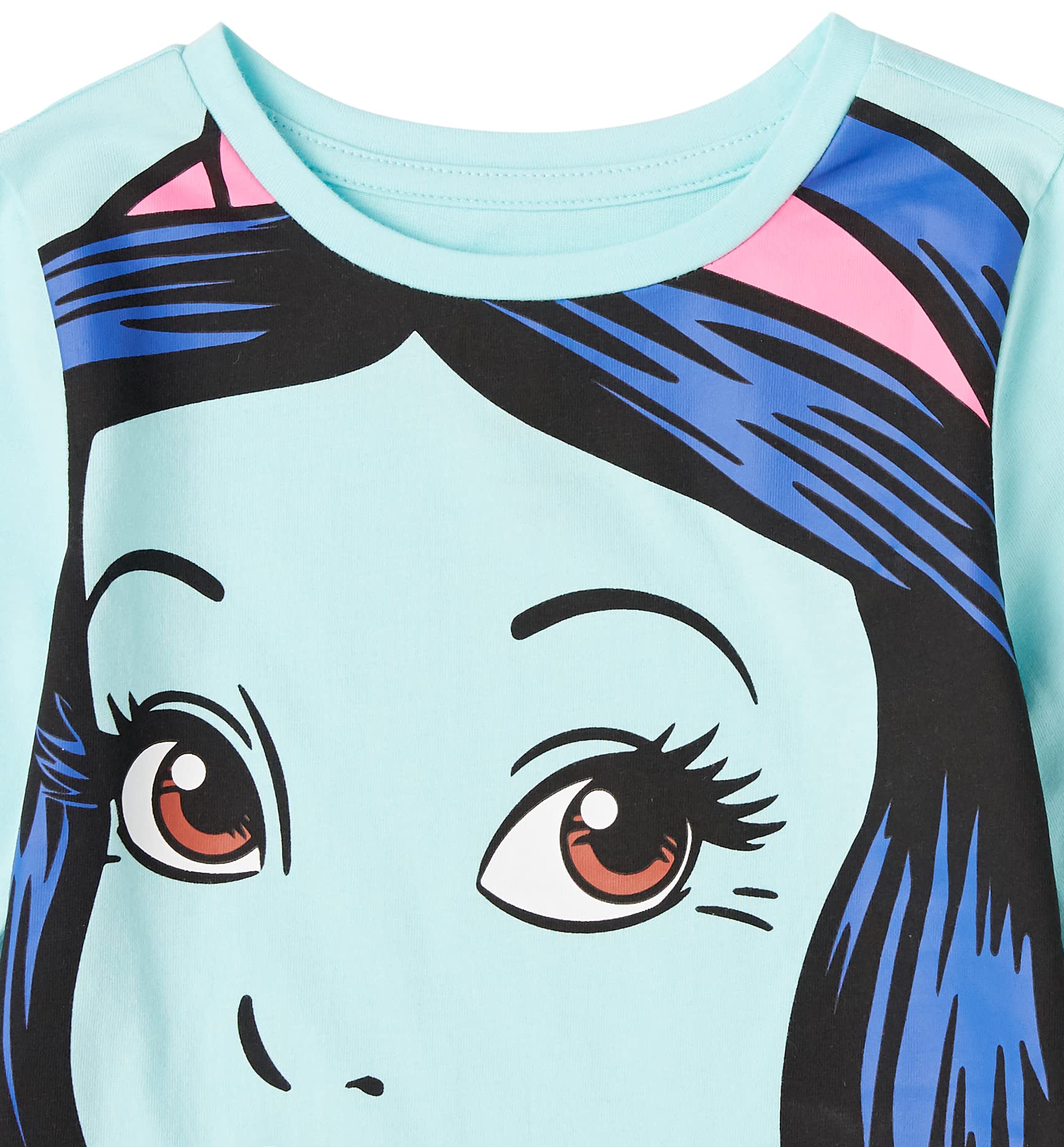 Amazon Essentials Disney | Marvel | Star Wars Maglie a Maniche Lunghe (precedentemente Spotted Zebra) Bambine e Ragazze, Pacco da 4