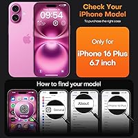 Vista 458 de TAURI Funda magnética 2 en 1 transparente para iPhone 14 Pro, compatible con Magsafe [no amarillenta] con protector de pantalla, protección de grado