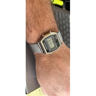 Armitron Sport Retro Digital Chronograph Mesh Bracelet Watch