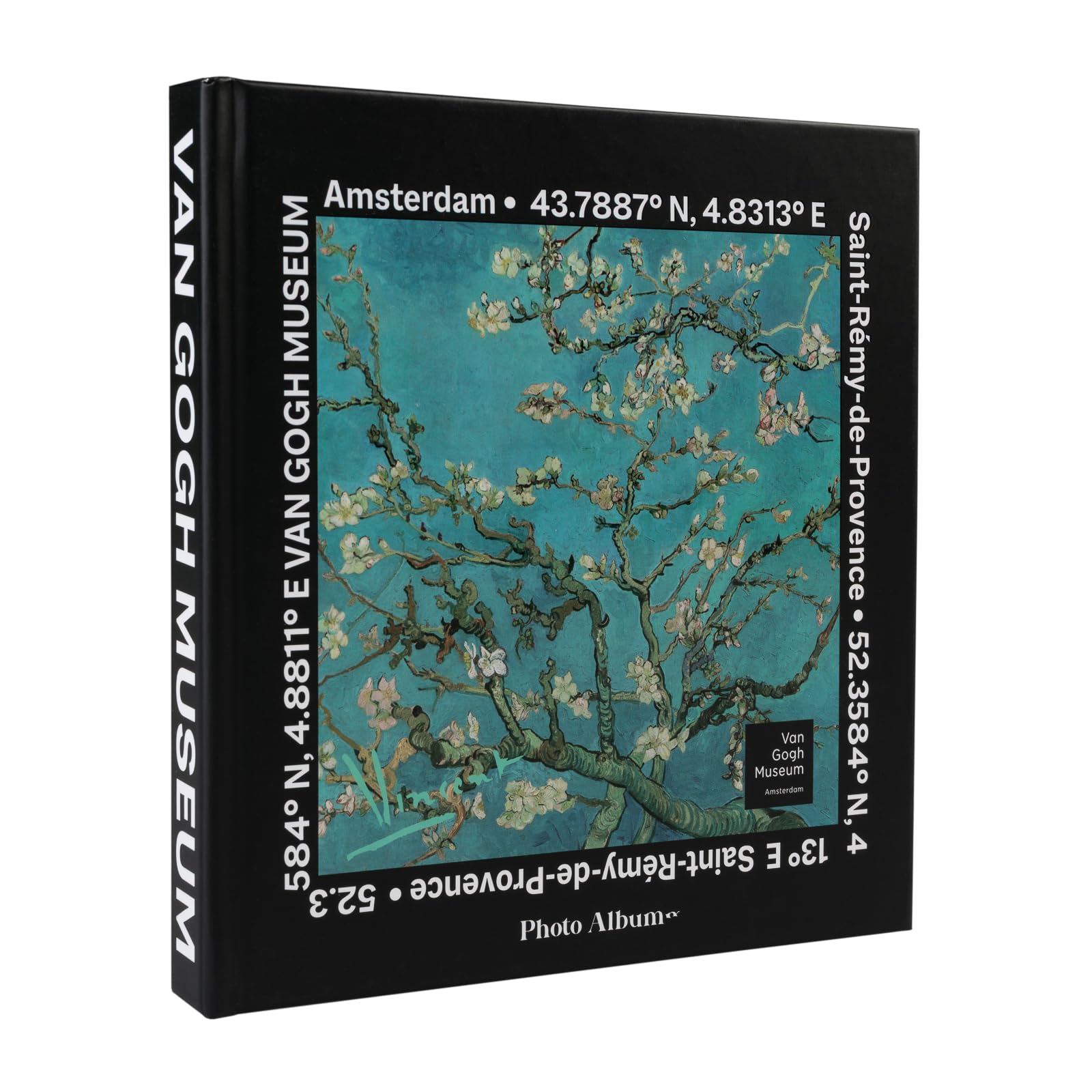 Grupo Erik Polaroid Photo Album Self Adhesive - Van Gogh Museum | 6.3 x 6.3 inches - 16 x 16 cm, 11 Double Sided Pages, Hardcover Instax Photo Album | Van Gogh Gifts Under 15 Pounds
