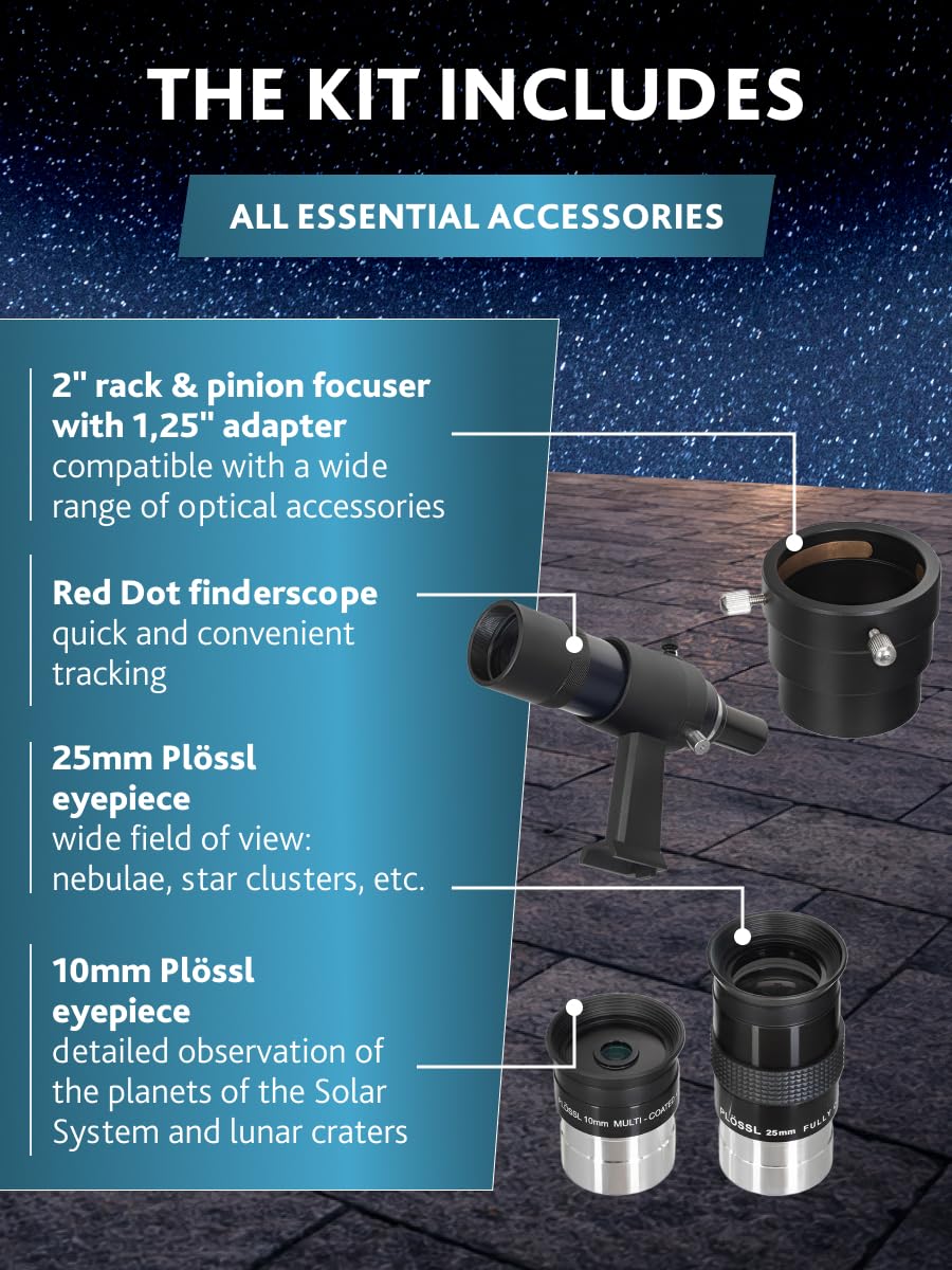 Telescopio Dobsoniano Levenhuk New Skyline Plus 8" (200/1200)